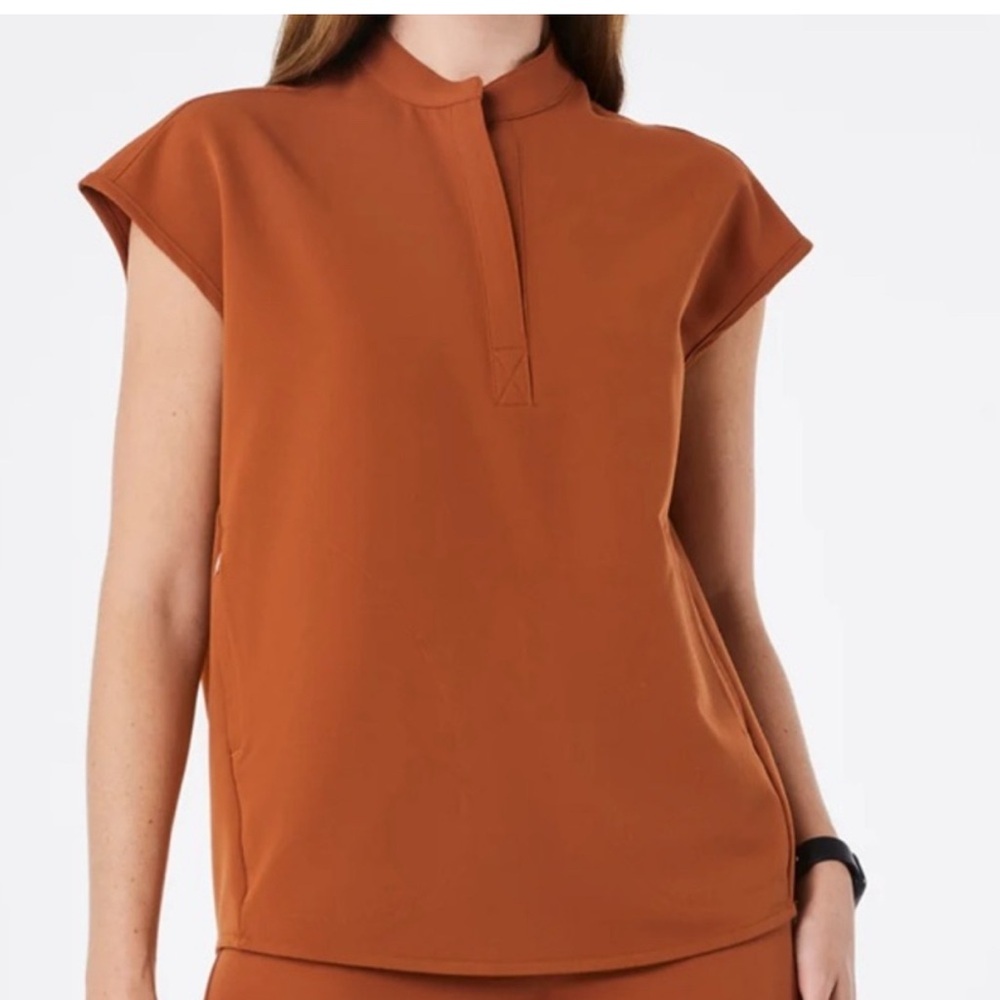 Figs Auburn Bristol scrub with  Mandarin Collar PO# 2040